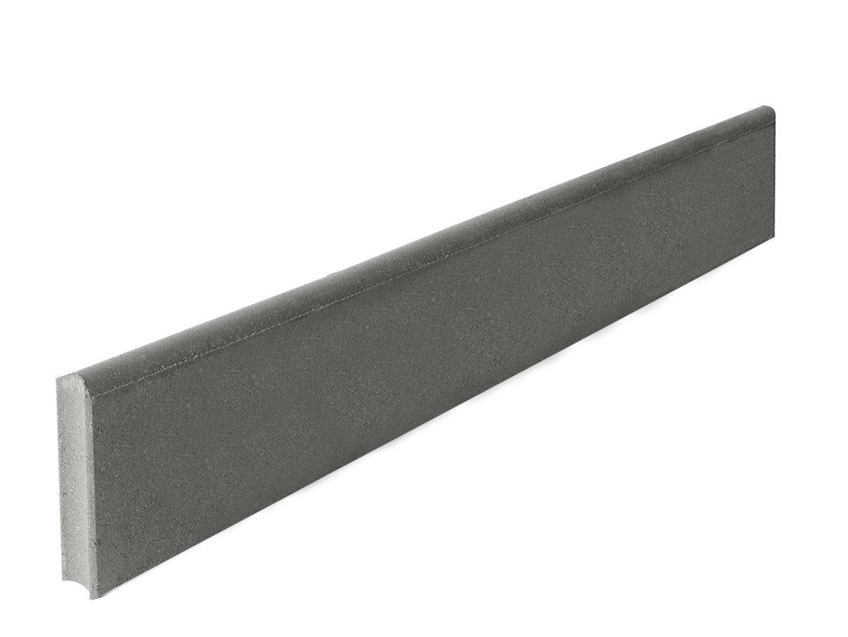 Obrubník záhradný guľatý zámok 100x25x5 Sivý Obrubník záhradný guľatý zámok 100x25x5 Sivý