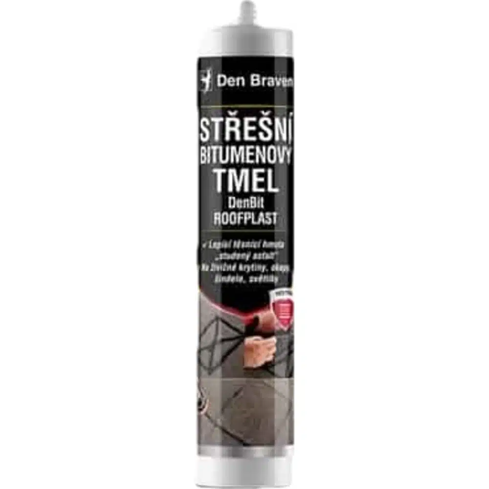 Opravný strešný bitúmenový tmel AQUASTOP 1 kg DenBraven