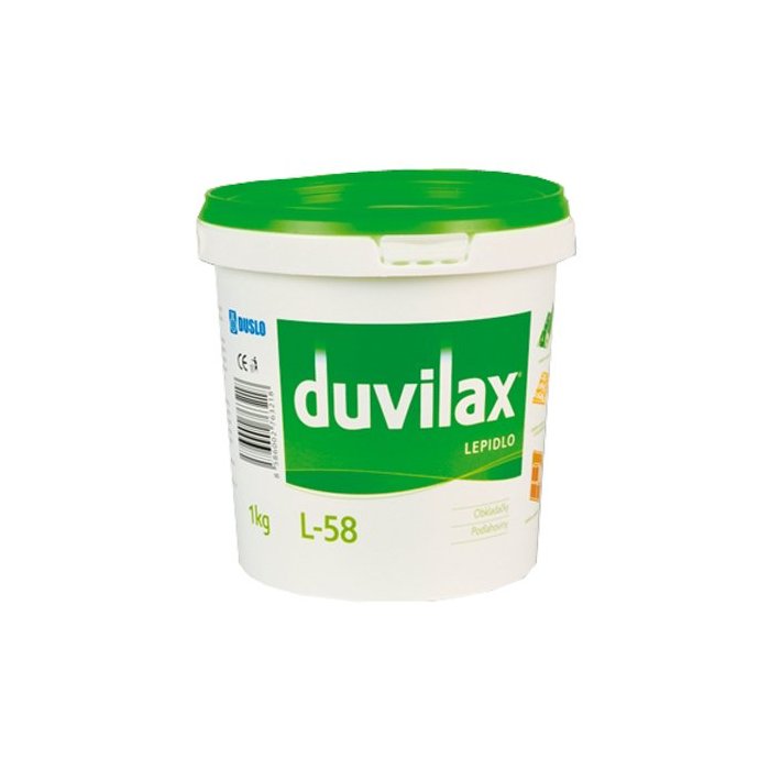 Stavebné lepidlo Duvilax L-58 1kg na obklady, PVC Duvilax, Stavebné lepidlo Duvilax L-58 1kg na obklady, PVC
